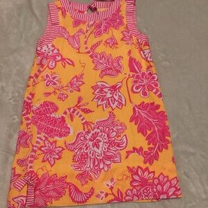 Gretchen Scott Designs Pink and Yellow Striped Dress